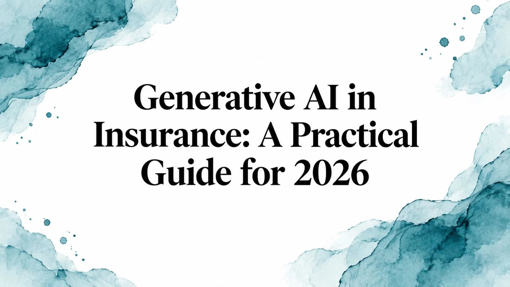 Generative AI in Insurance: A Practical Guide for 2026